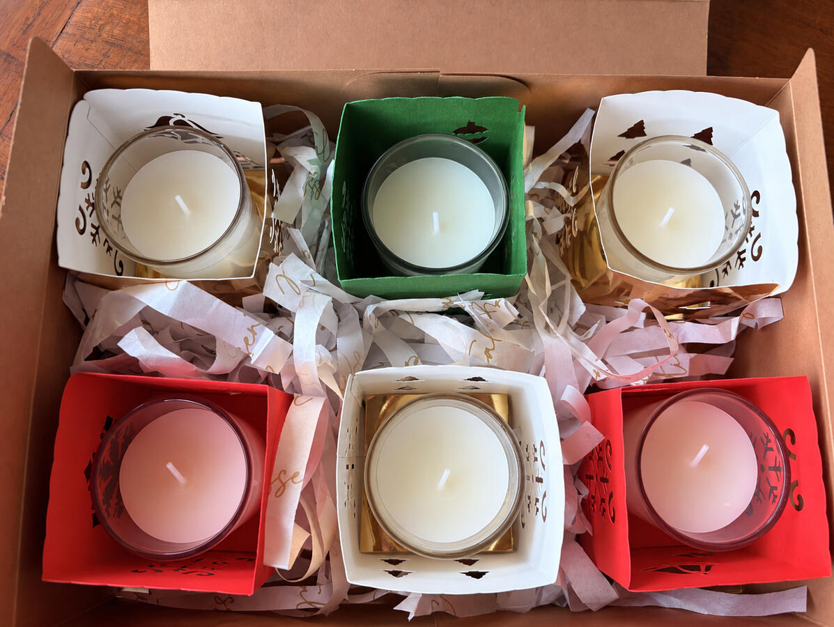 6 Christmas lanterns 6 Christmas lanterns